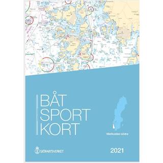 Bådsportkort Sjöfartsverket Vestkysten syd, Måseskär - Kullen (Udgave 2021 - ikke seneste udgave)
