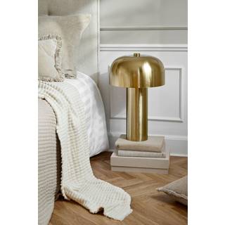 Cozy Living velour pyntepude 50x90 cm cream