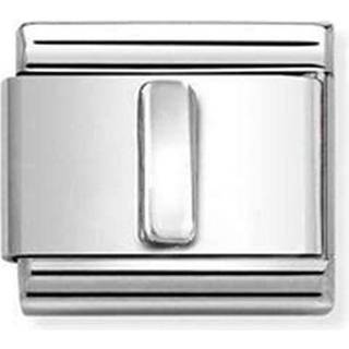 Nomination Oxidised Silver Letter Charm - Letter I