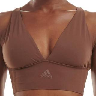 Adidas BOS Smart Micro 720 Seamless Plunge Bra - Darkbrown - Large