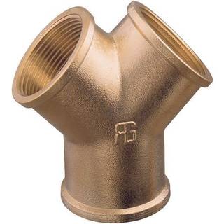 Y-kobling rør Guidi Y-shaped Connector, messing, 1" G (BSP) (indvendig)