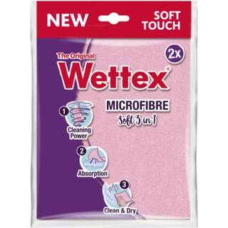Vileda Wettex Mikrofiberklud Soft 3i1, 2-pak 4023103229464