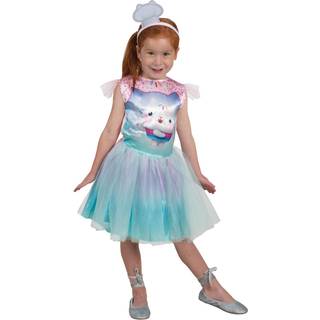Gabby's Dollhouse Deluxe Cakey Cat Kostume med Hårbånd