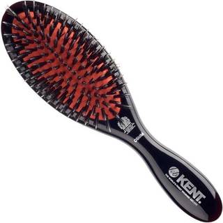 Kent Brushes Classic Shine Medium Black Porcupine Mixed Bristle Hairbrush