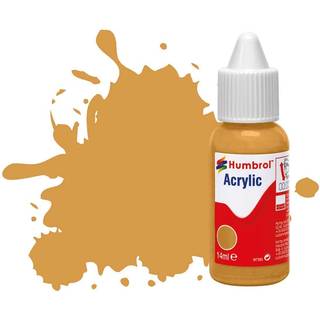 HUMBROL ACRYLIC DROPPER BOTTLE 14ML No 63 Sand - Matt