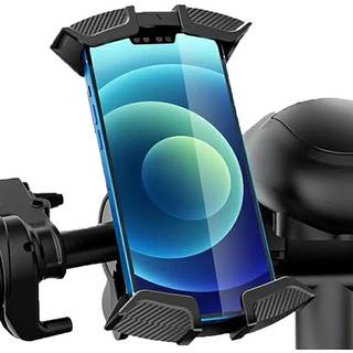 Awei X47 Universal Mobilholder til Cykel - Max Størrelse Mobil: 120-170mm - Sort
