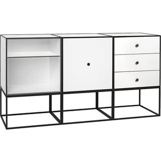 Audo Copenhagen Frame 49 sideboard trio inkl. base - White