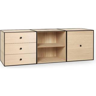 Audo Copenhagen Frame 49 Trio Sidebord Med Ramme - Skænke & Sideboards efinér Eg - 71077-001561