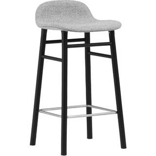 Normann Copenhagen - Form Barstool 65 cm Full Upholstery Black Oak