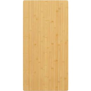 bordplade 50x100x2,5 cm bambus