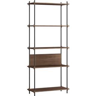 Moebe Shelving System (S.200.1.A) Smoked Oak/Black
