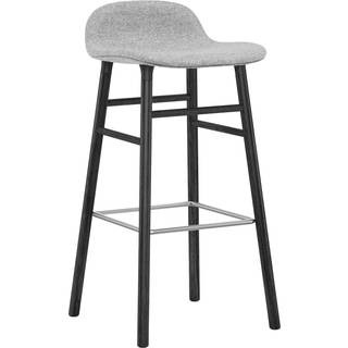 Normann Copenhagen Form Barstol 75 Cm / Sort - Barstole Eg Grå - 1401231