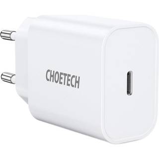 Oplader Choetech Q5004 EU USB-C, 20W - Hvid