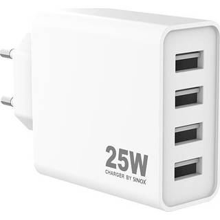 Sinox Pro oplader 25W - hvid (På lager i varehus)