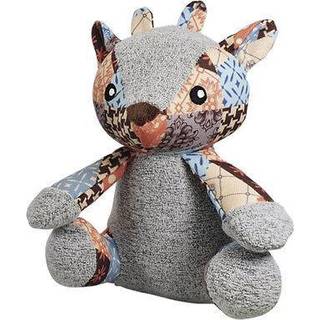 Plush deer "Patchwork" 20 cm