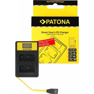 Smart Dual LCD USB oplader til Fuji NP-W126 HS30 EXR HS30EXR HS-30EXR HS33 EXR HS33EXR HS-33EXR XPro 1 X-Pro 1