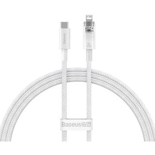 Baseus Explorer Series USB-C - Lightning Kabel, 20W, 1m - Hvid