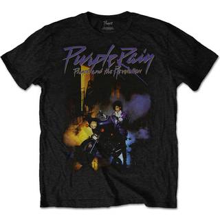 Prince Skjorte Purple Rain Unisex Black M