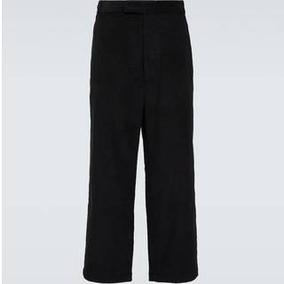 Thom Browne Mid-rise corduroy straight pants - black - XL