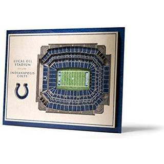 Youthefan NFL 5-lags 17 x 13 Stadiumviews 3D Wall Art