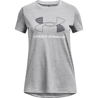T-shirt Under Armour UA Tech BL Twist SS-GRY 1380116-011 Størrelse YXL