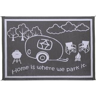 Stilfuld camping Mings Mark Rh8111 Reversible RV Home Mat - 8 'X 11' Black/White