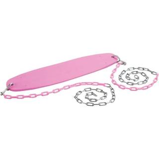 Ultimate Swing Seat With Chains Pink | 250 lb kapacitet | 58 """" Zinkbelagt k?de m/vinylbel?gning | Fuldt samlet let installation | Udskiftning Pl
