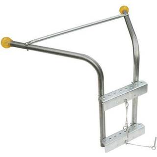 Bind tagområdet Højde Justerbar tagdækstilstand Sikkerhedsstignstabilisator m/overfladebeskyttelse | Quick Connect Assembly | Fantastisk til boli