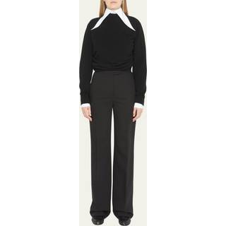 The Row Laris gathered cashmere sweater - black - M