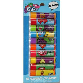 Smag Beauty (1) Lip Balm Party Pack - Jolly Rancher - 10pc Jolly Rancher Fruit Candy Flavored Lip Balm Sticks - 0,12 oz hver pind