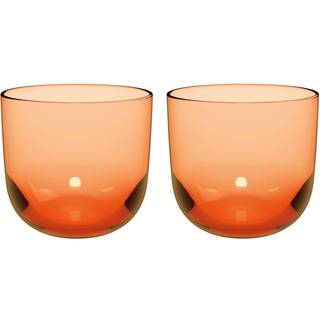 Villeroy & Boch - som aprikosvattenglasuppsättning av 2 orange kapacitet 9,5 oz