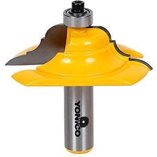 Yonico bordkant og gelænder router bits 2-1/2-tommer diameter fransk barok 1/2-tommer skaft 13133