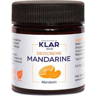 Klar Seifen Deodorant Creme, Mandarin, 30 ml.