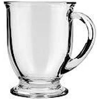 Anchor Hocking Caf? Glas kaffekrus 16 oz s?t p? 6