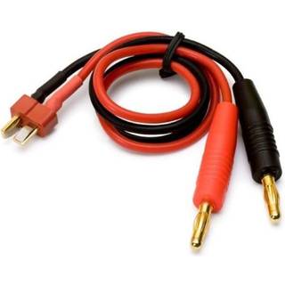 Ladekabel T-stik med 4 mm bananstik