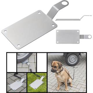 Fastgørelsesplade til hunde - Drive-On plade til hunde - 298x120 mm - Hurtig levering