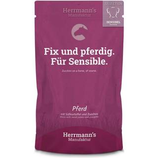 Herrmann's Manufaktur Selection Sensible vådfoder til hunde med hest, søde kartofler og squash 139.67 DKK/1 kg (15 x 150.0g)