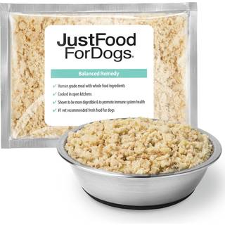 Justfoodfordogs frosset frisk menneskelig kvalitet hundefoder afbalanceret middel 18 oz (7 pack)