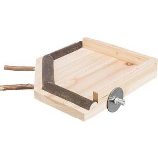 Trixie Landing area with perches wood 19 × 19 cm