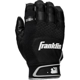 Franklin Sport 20966F1 Shok-Sorb X Batting Handsker Sort/sort voksen lille
