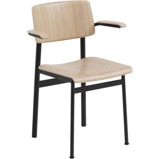Muuto Loft lænestol med armlæn Oak/Black