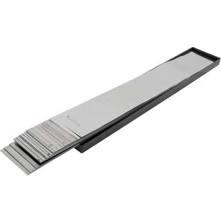 Sortiment af Søgerstål i ark 25 ark ialt (0,01-1,00 mm)