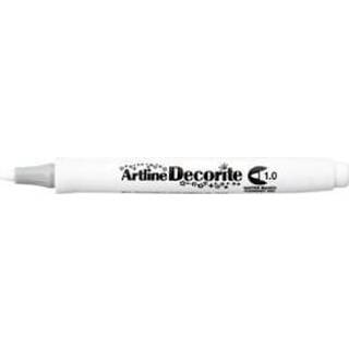 Artline Decorite Bullet 1.0mm white, Artline EDF-1 WHITE, 12stk