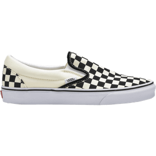 Vans - Checkerboard Classic Slip-On Shoes, Man, Black, Size: 36.5 - Black - 36.5