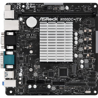 ASRock N100DC-ITX - motherboard - mini ITX - Intel N-series N100 Bundkort - socket - DDR4 RAM - Mini-ITX