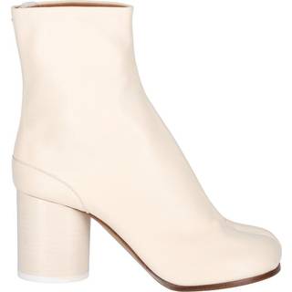 Maison Margiela Tabi leather ankle boots - white - EU 40
