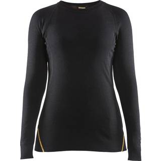 Blåkläder 7213 Dame Brandhæmmende Undertrøje Inherent / Dame Brandhæmmende Undertrøje Inherent - L - Sort
