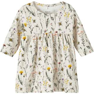 NAME IT Blomster Kjole Hubine Peyote Melange