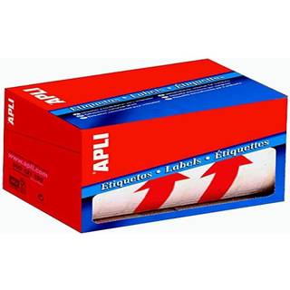 Apli etiket PIL 130x90mm hvid/rød 200stk