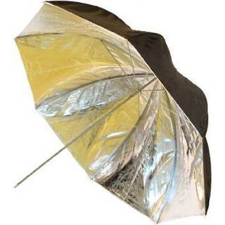 Falcon Eyes 122 cm Sort/Silver Studio paraply